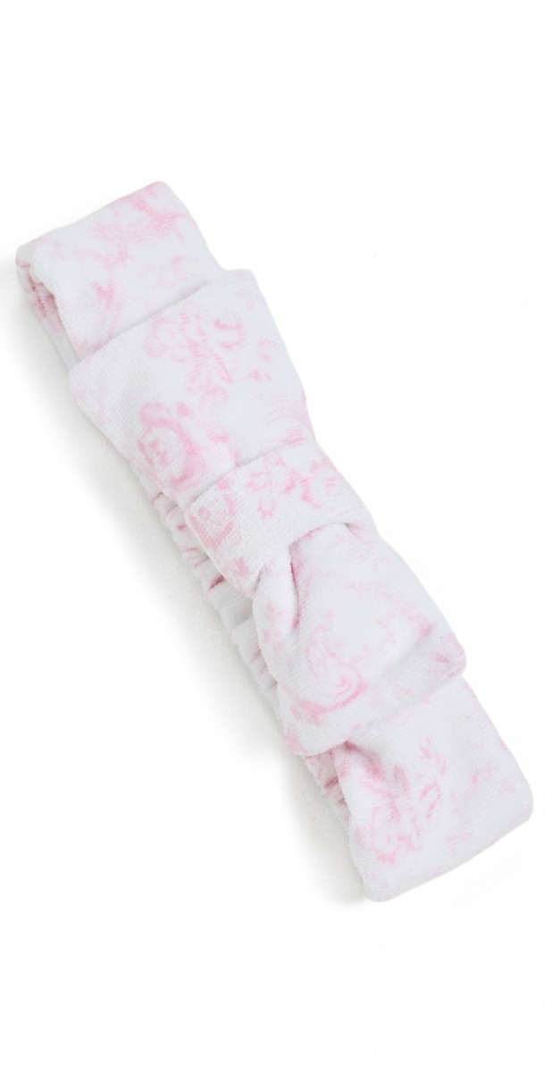 LoveShackFancy Headband with Bow Cupids Pink