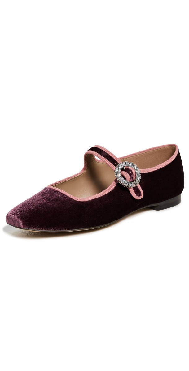 Sam Edelman Michaela Glow Flats Parisian Plum