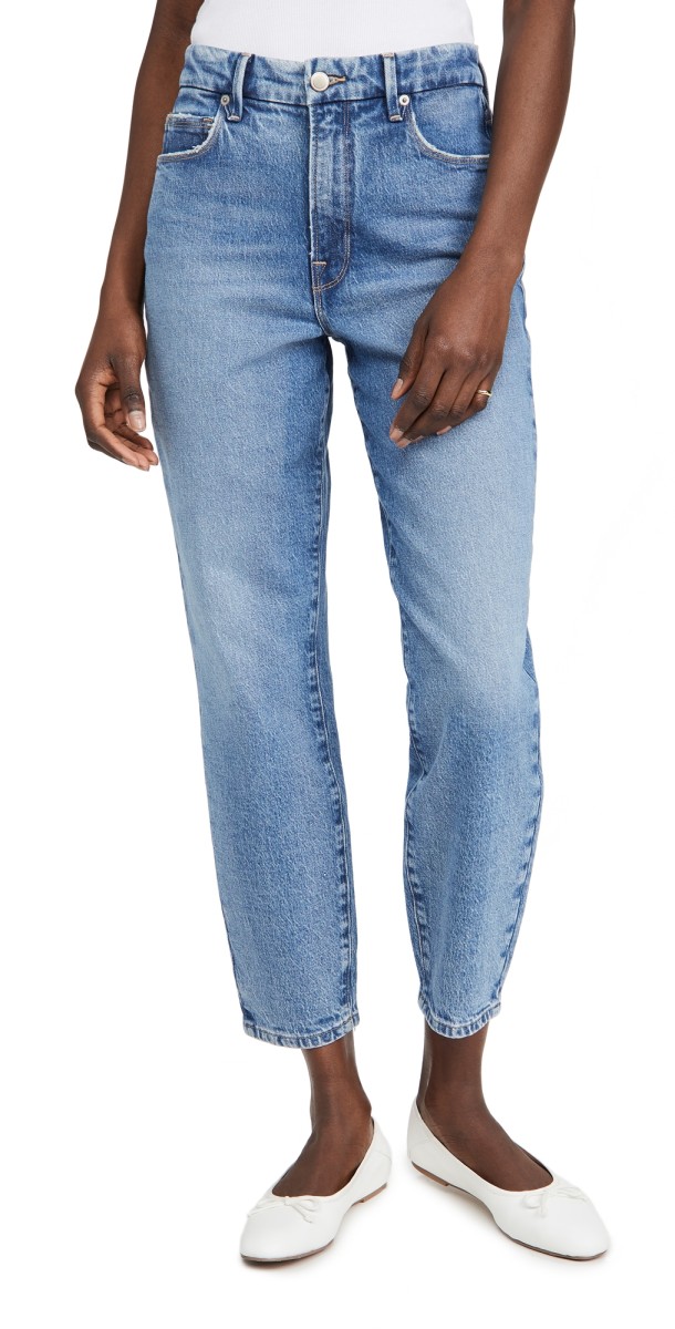 Good American Mom Jeans Blue58