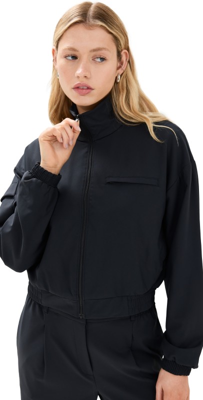 Beyond Yoga Status Pocket Sleeve Jacket Black