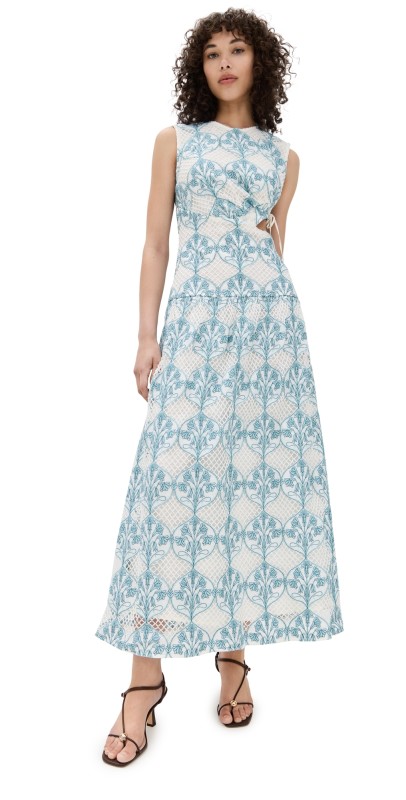 Agua by Agua Bendita Otoño Dress Multicolor