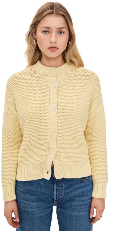Alex Mill Nico Chunky Cardigan Butter