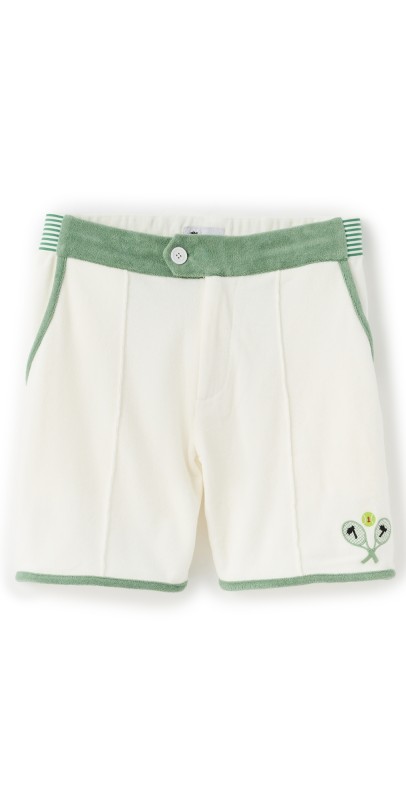 Tombolo Fault One' Tennis Cabana Shorts 6.75 White