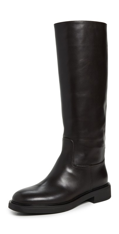 Gianvito Rossi Ascott Calf Boots Moka