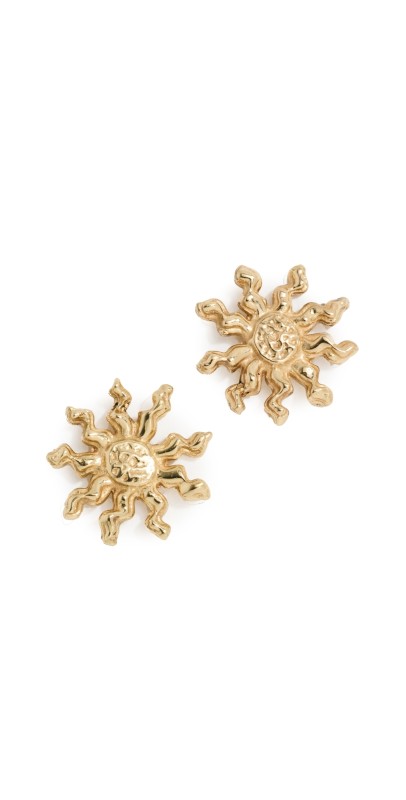 ALÉMAIS Encanto Sun Studs Gold Gold