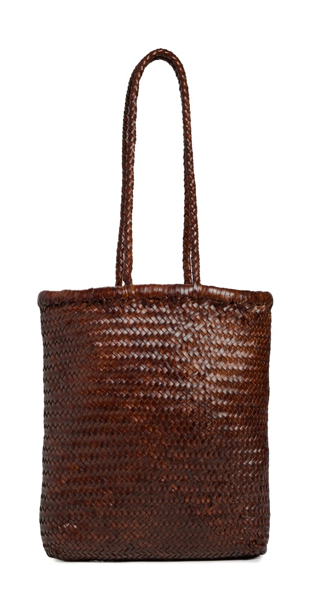 St. Agni Bagu Woven Tote Antique Ta