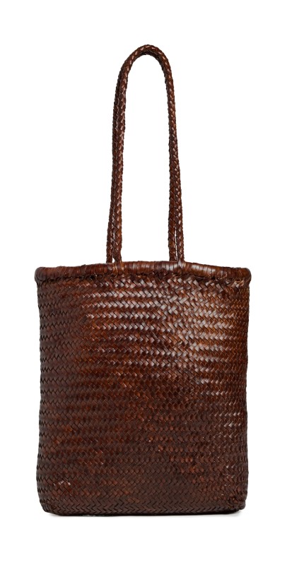 St. Agni Bagu Woven Tote Antique Ta