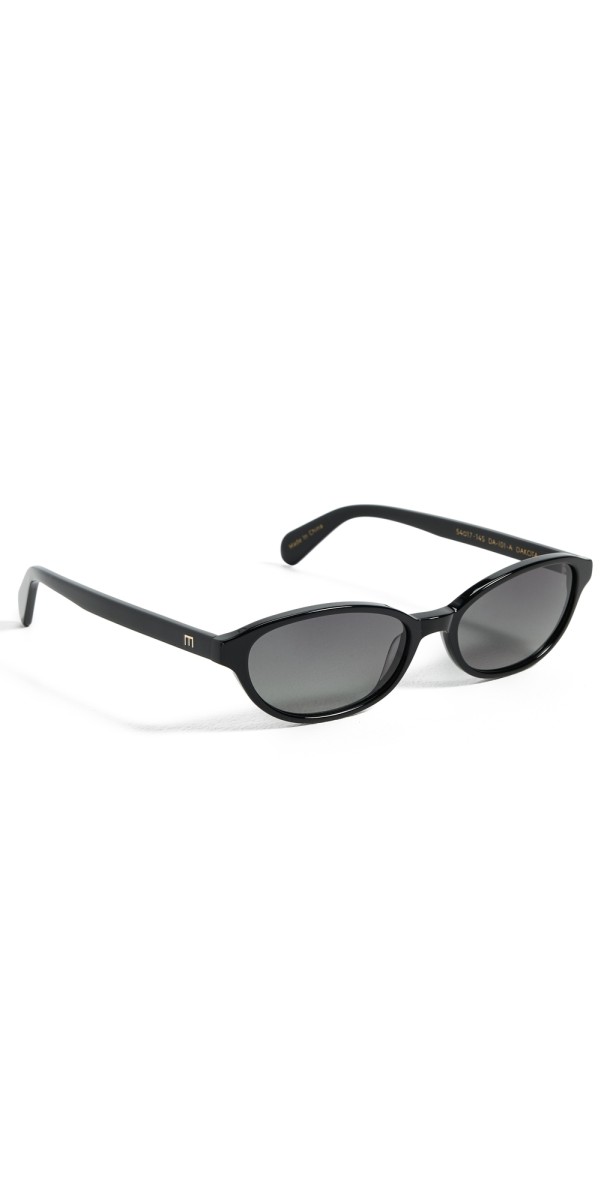Elisa Johnson Dakota Sunglasses Gloss Black