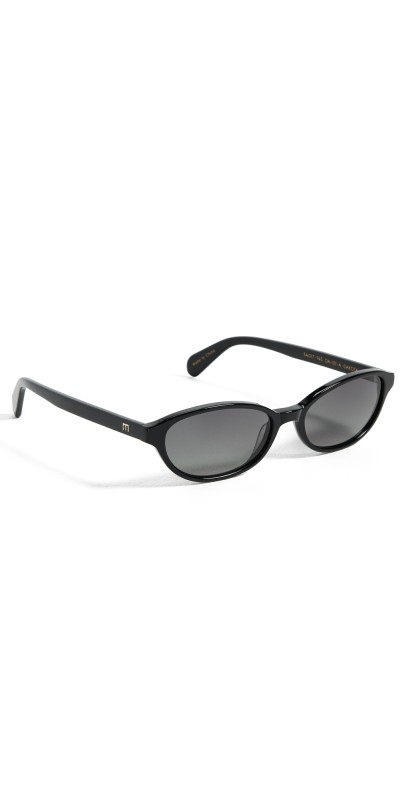 Elisa Johnson Dakota Sunglasses Gloss Black