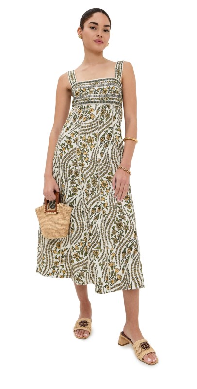 Veronica Beard Rye Dress Dove Multi