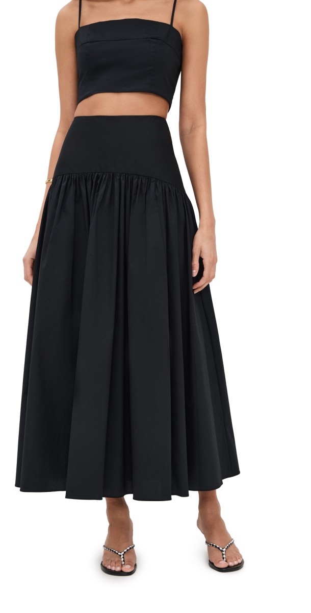 STAUD Procida Skirt Black