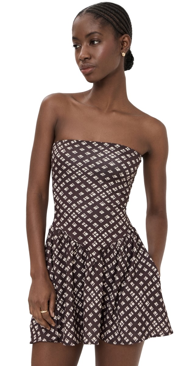 RESA Makie Mini Dress Mocha