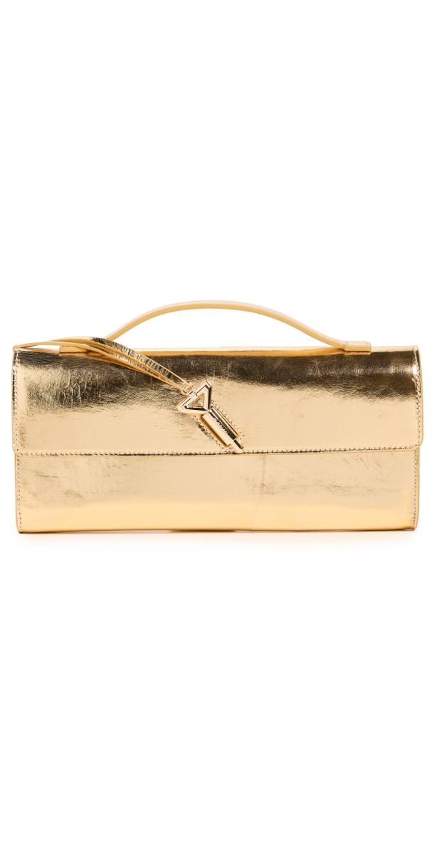 Florian London Anya Clutch Gold
