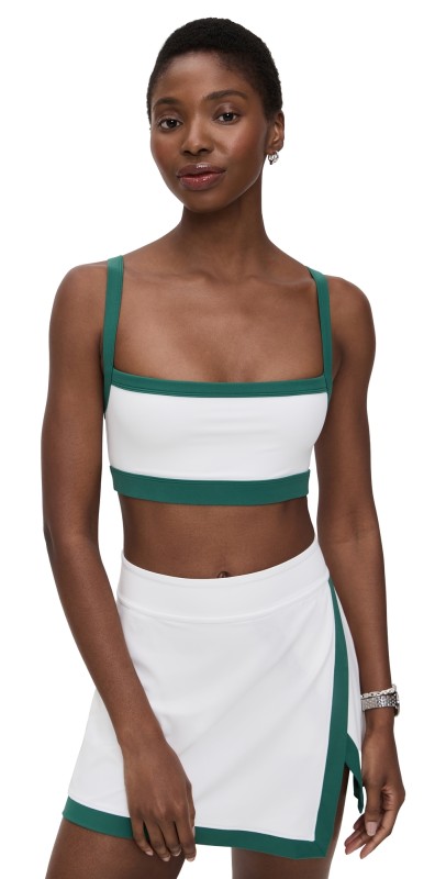 Splits59 Monah Rigor Bra White/Arugula