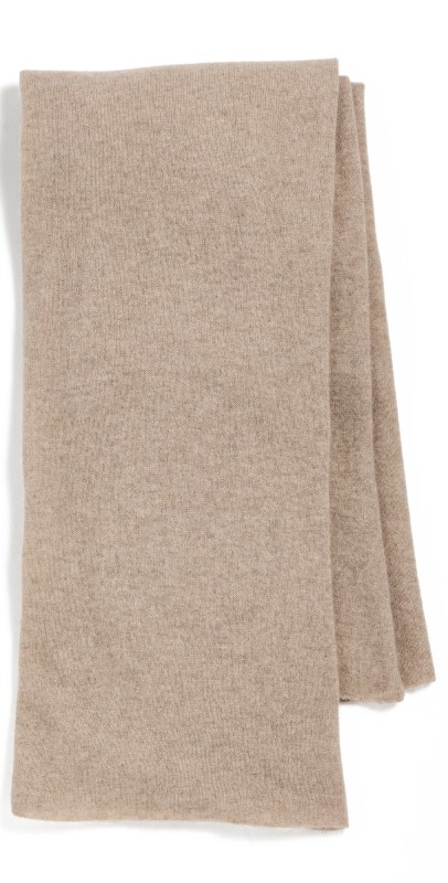 White & Warren Cashmere Travel Wrap Scarf Taup