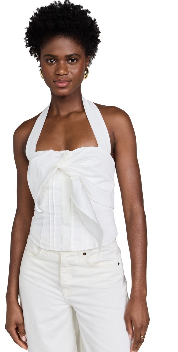 Cult Gaia Liliana Top Off White