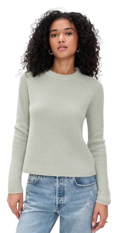 Jenni Kayne Cashmere Fisherman Sweater Sage