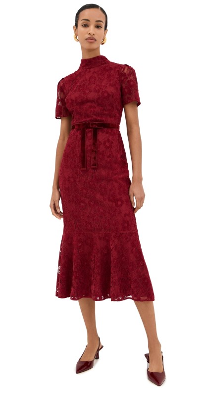 Shoshanna Pierre Dress Scarlett