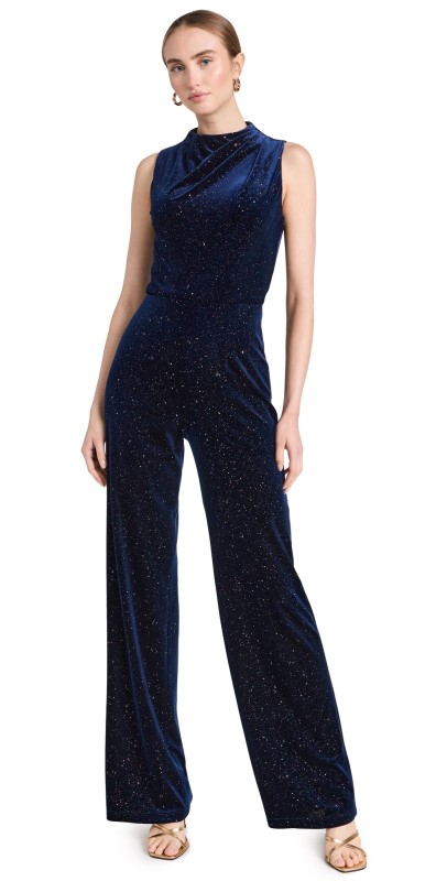 Black Halo Corinne Jumpsuit Celetial Blast