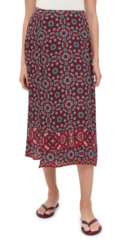 XIRENA Yana Skirt Merlot Tile