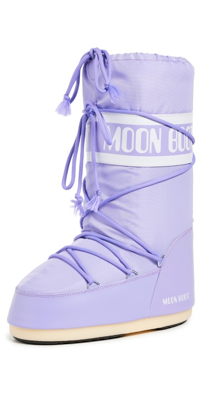 Moon Boot Icon Nylon Boots Lilac