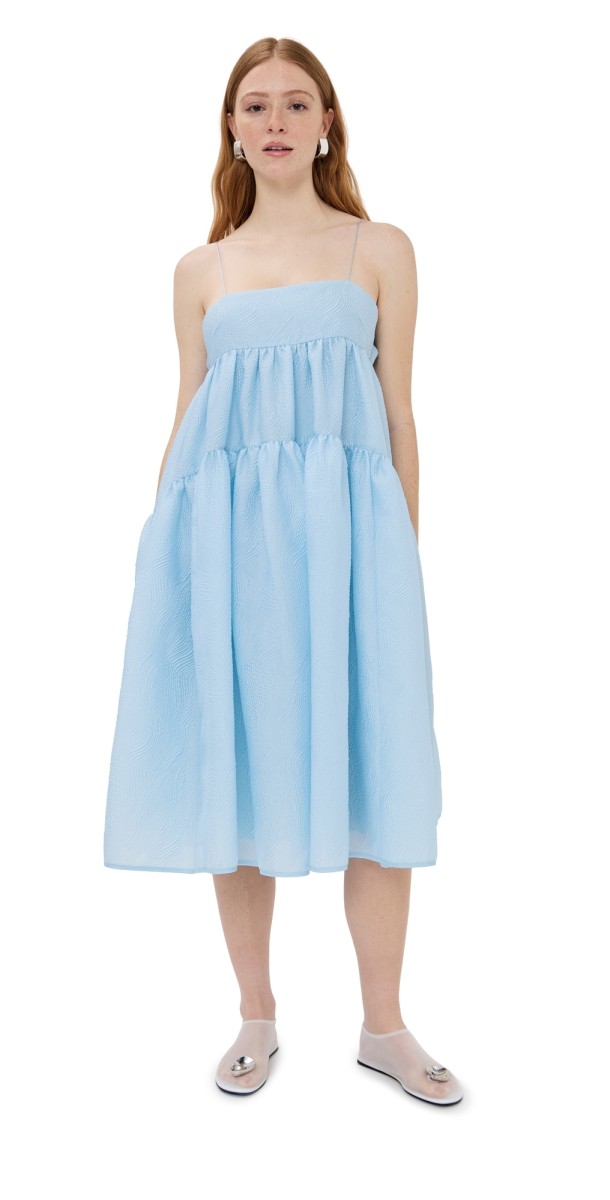 Cecilie Bahnsen Sofie Dress Light Blue