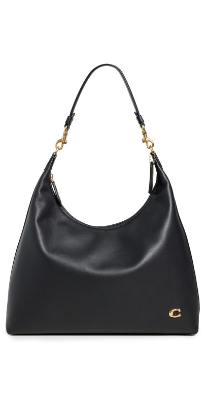 Coach Glovetanned Leather Juliet Shoulder Bag B4/Black