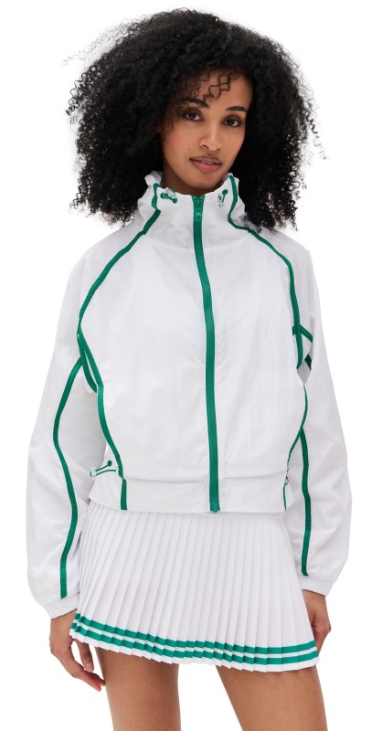 Beach Riot Casen Jacket Courtside White