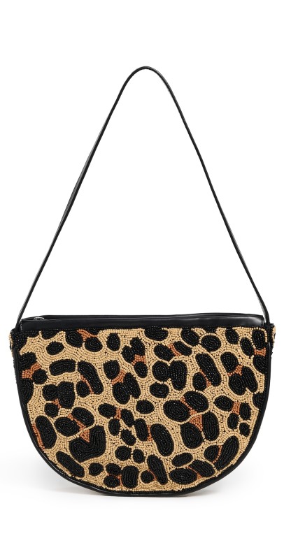 SIMONMILLER Belo Half Moon Bag Leopard