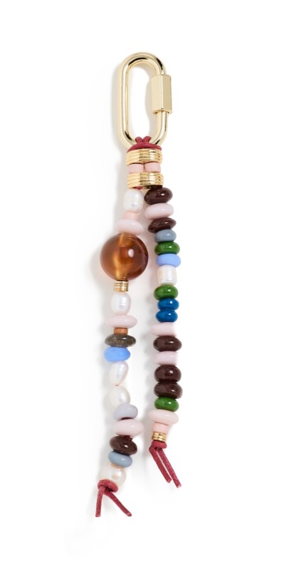 SHASHI Bag Charm Gold/Mult