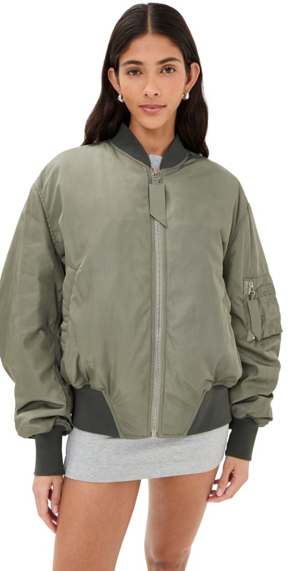 The Attico Bomber Military Green