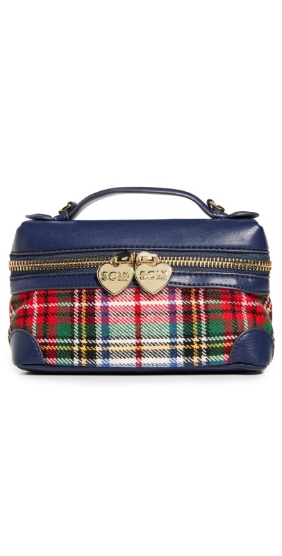 Stoney Clover Lane Top Handle Crossbody Bag Elevated Primary Plaid