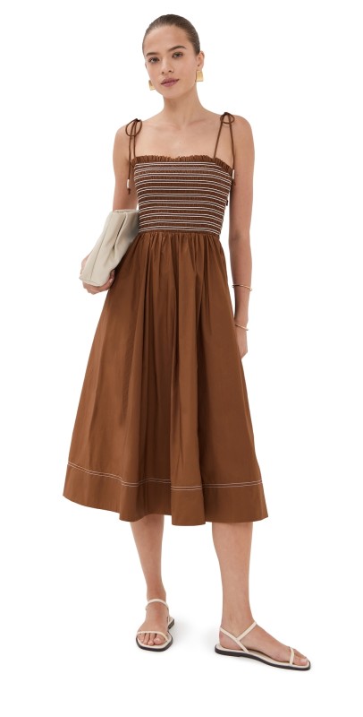 Veronica Beard Kaela Dress Whisky