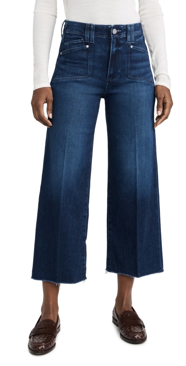 PAIGE Anessa Jeans with Set in Pockets Praline