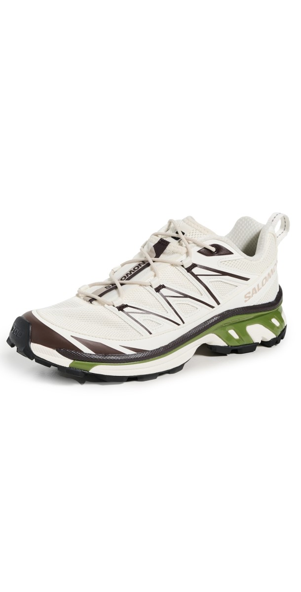 Salomon XT-6 Expanse Canvas Sneakers Ice/Black Coffee/Calla Green