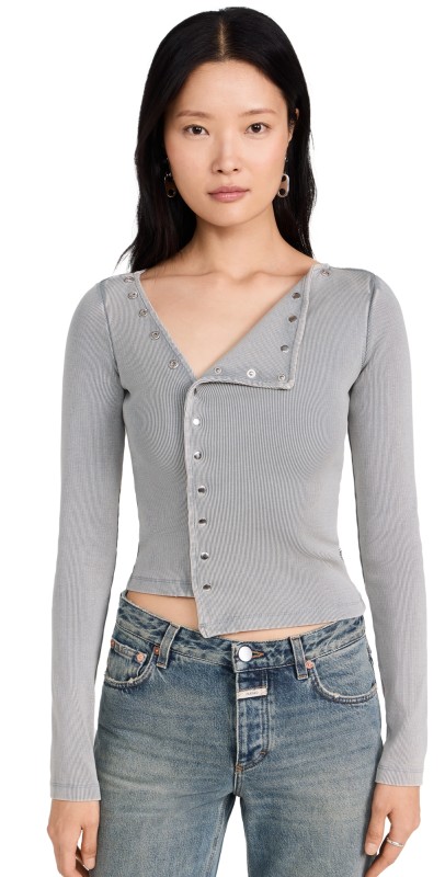 Ragged Priest Audrey Top Grey