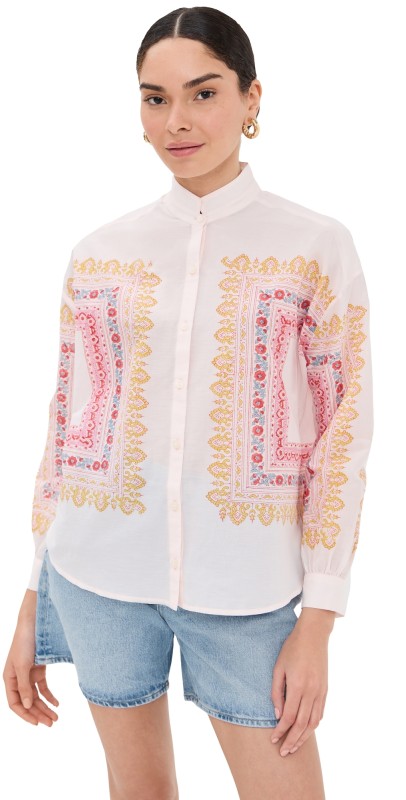 Alix of Bohemia Kiki Blush Tile Shirt Blush