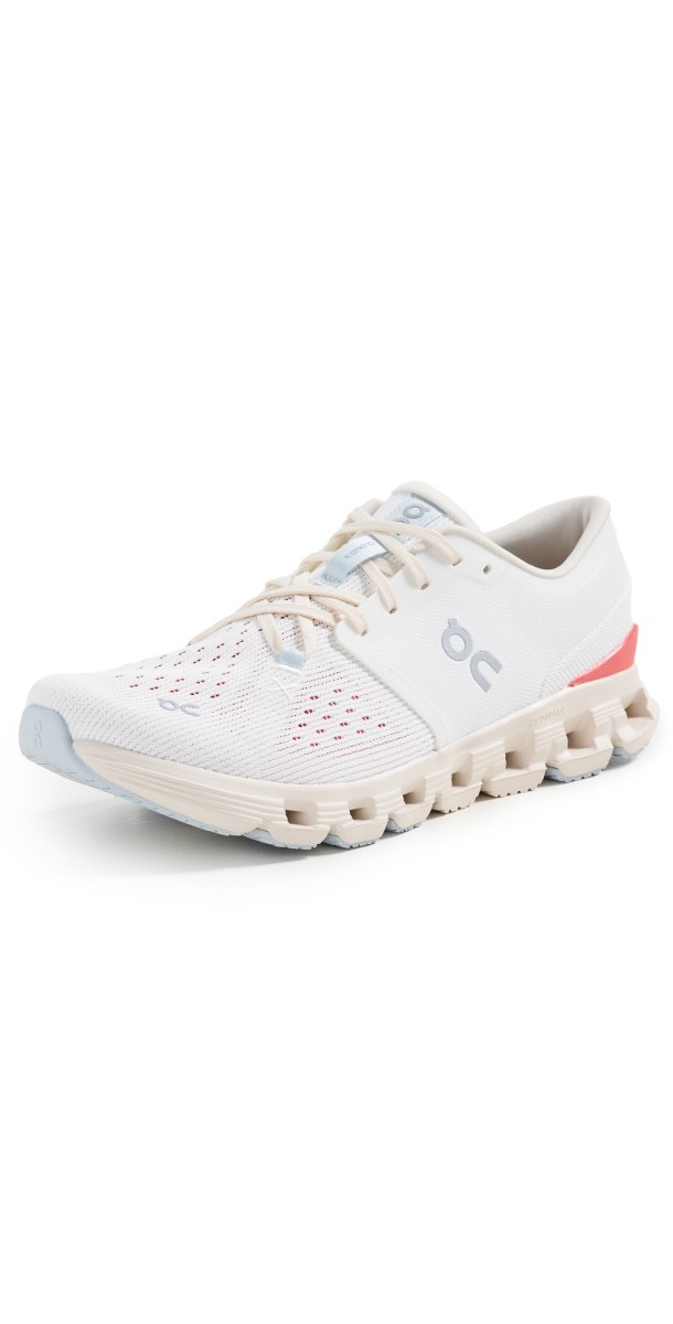 On Cloud X 4 Sneakers Ivory/Salmon