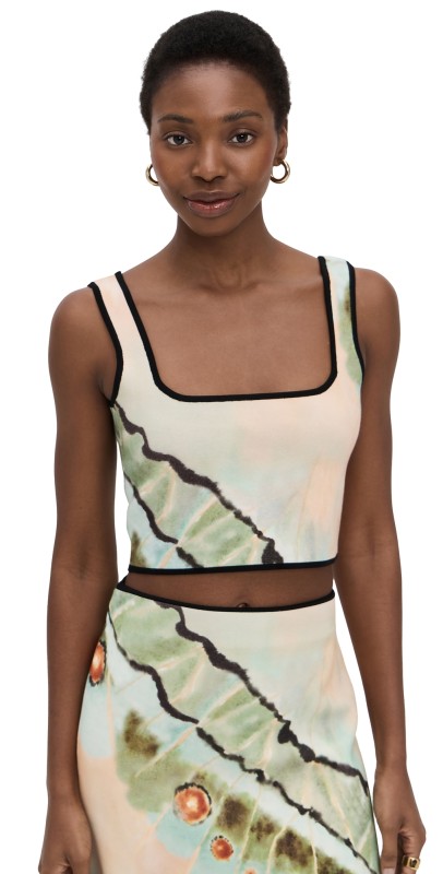 AMUR Kenda Knit Top Butterfly Wing