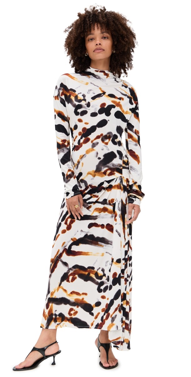 A. L.C. Lia Dress Black/Camel