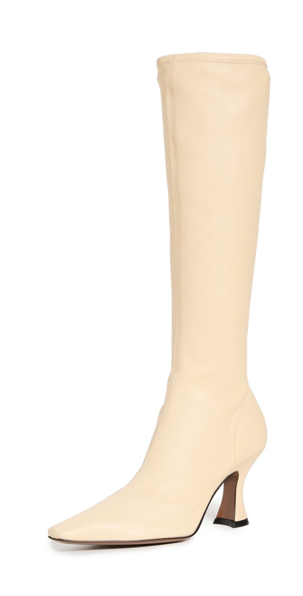 NEOUS Ran Under The Knee 80mm Boots Alabaster