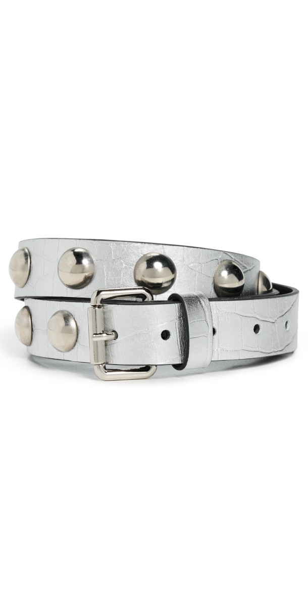 Rachel Comey Studded Belt Silver