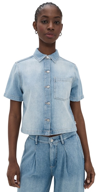 DL1961 DL Aura Montauk Denim Shirt Beachfront (Dl Aura)