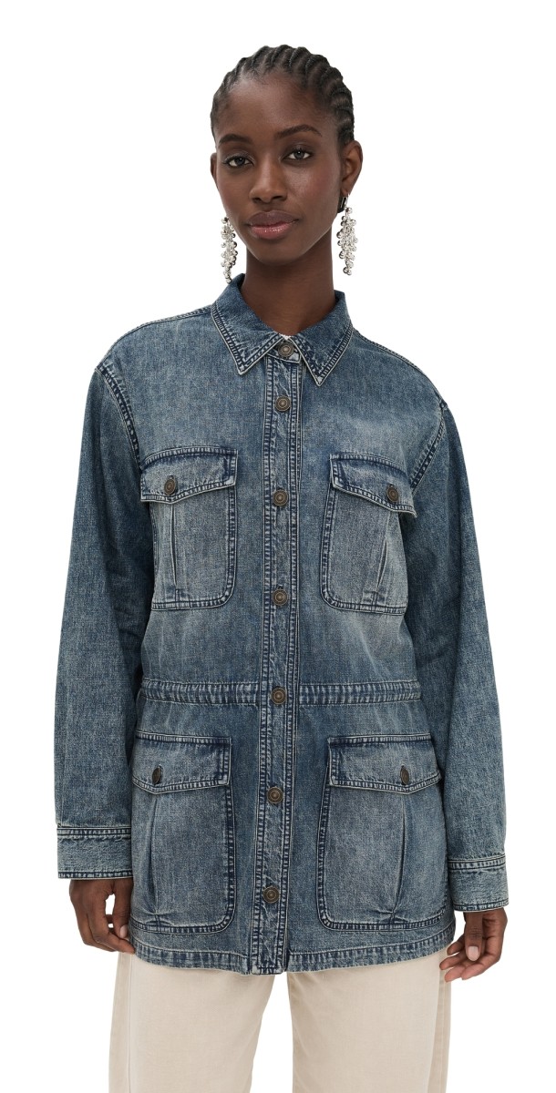Isabel Marant Étoile Nossia Jacket Faded Blue