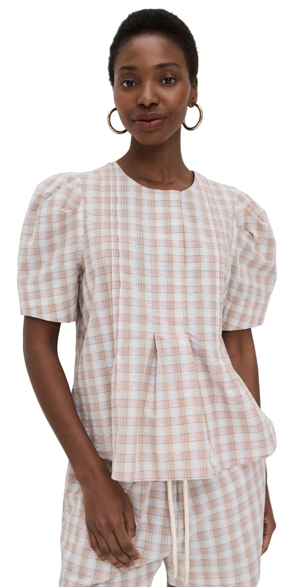 Lee Mathews Grace Shirt Pink
