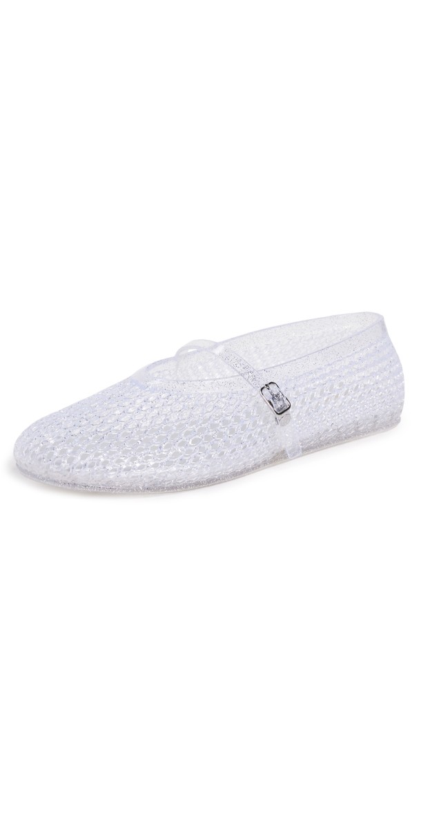Intentionally Blank Classy Jelly Flats Crystal