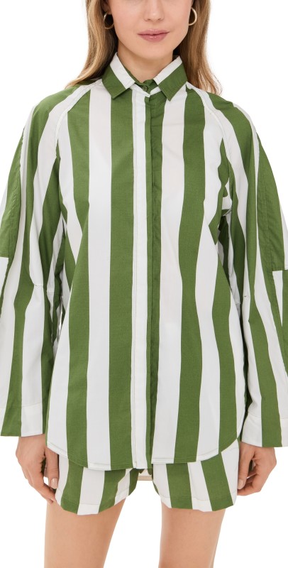 MIKOH Paseo Top Verdant Stripe