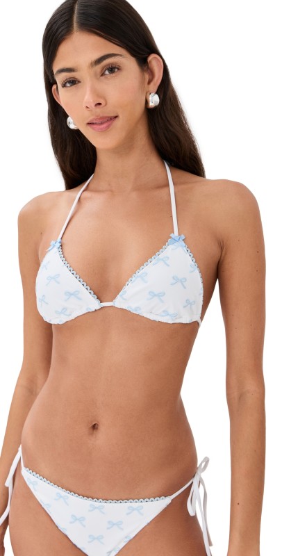 Solid & Striped Solid & Striped x The Summer I Turned Pretty The Iris Top Embroidered Bows