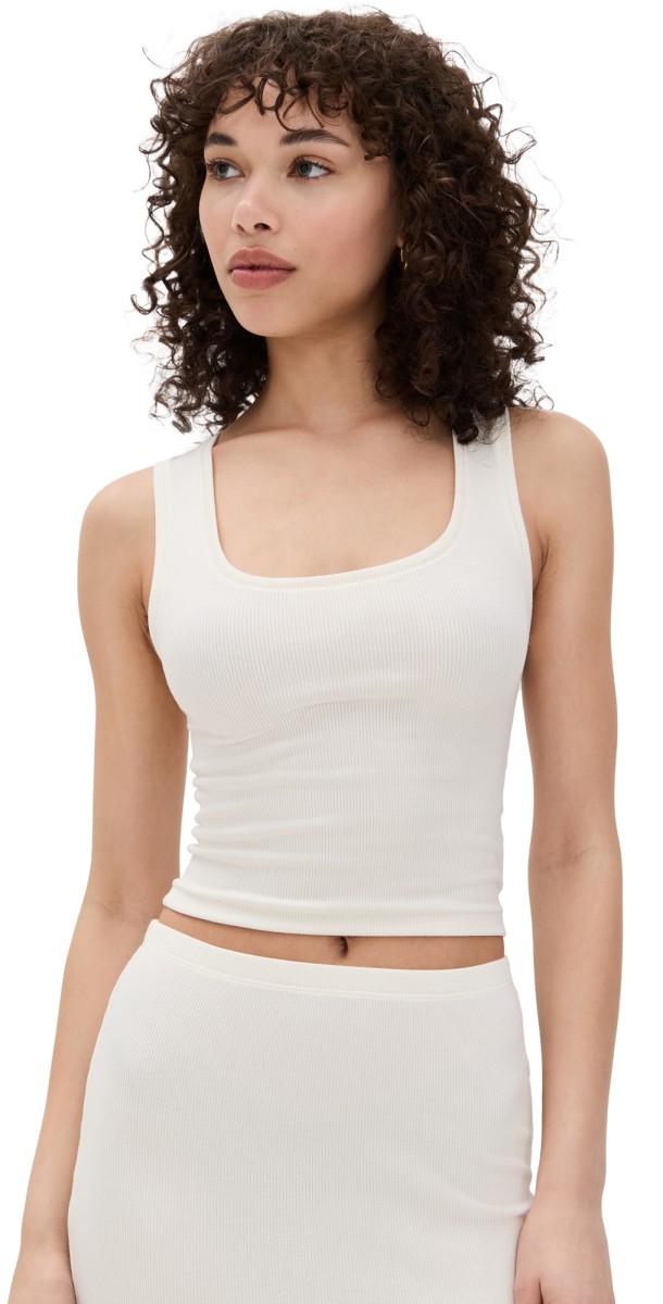 Éterne Square Neck Tank Cream