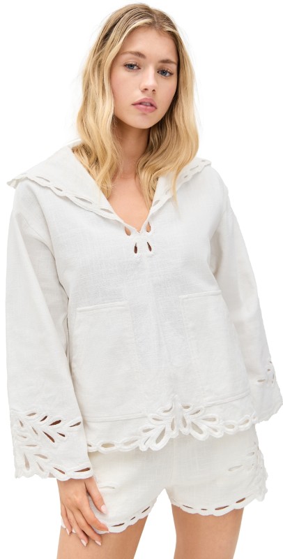 Isabel Marant Étoile Solvi Top White
